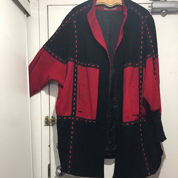 VINTAGE SPENCER DOUGLAS WOOL BLEND OVERSIZED JACKETS SIZE M/L/XL - Picture 5 of 14